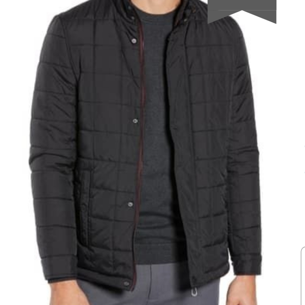 Ted Baker London Lesta Quilted Slim Fit Jacket